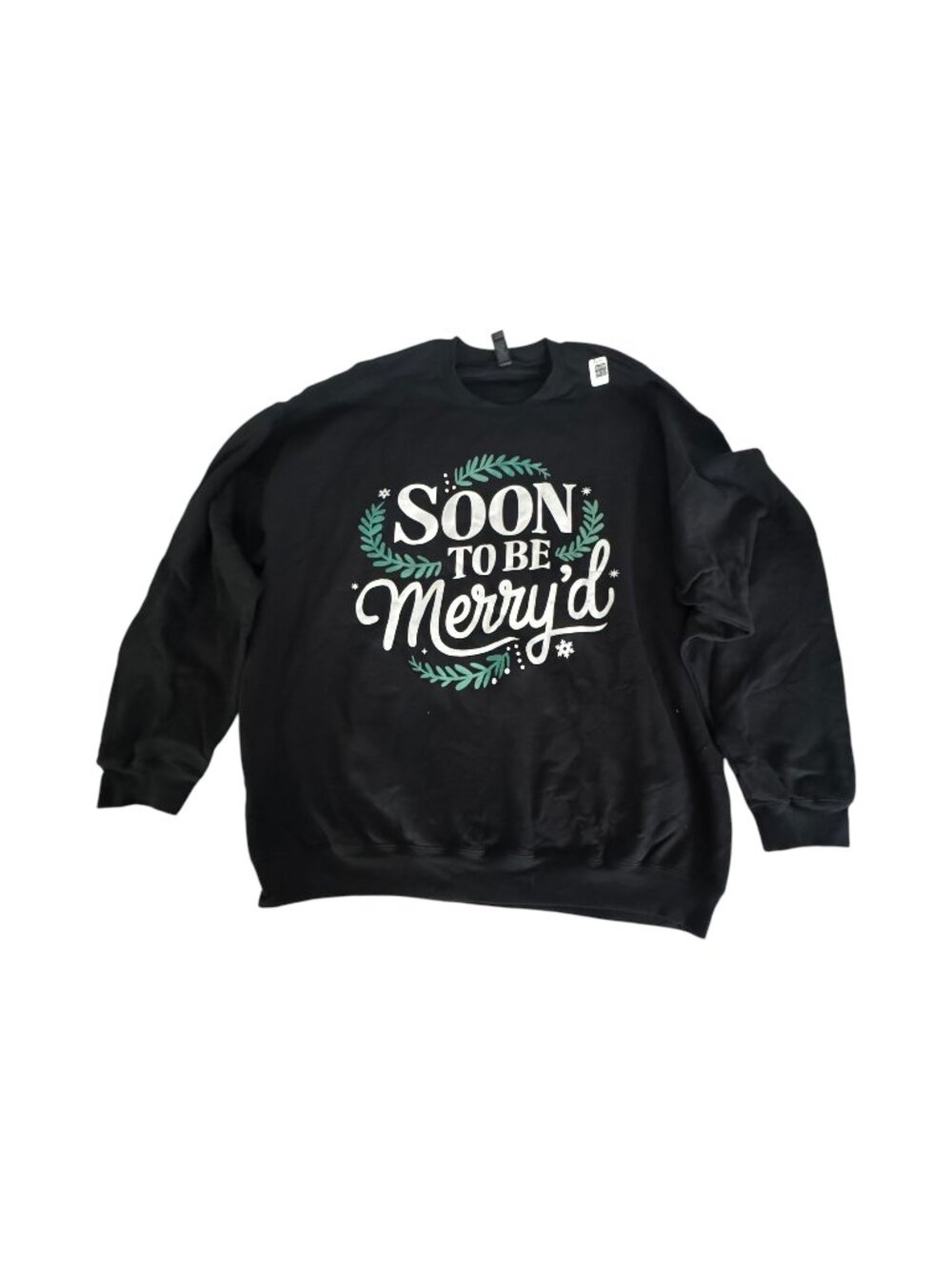 Black Soon to Be Merry'd Sweatshirt Size 2XL